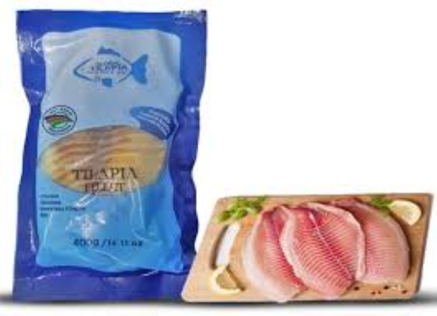 GLOBAL TILAPIA FRESH FROZEN FILLETS 400G